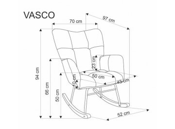 Кресло-качалка Vasco