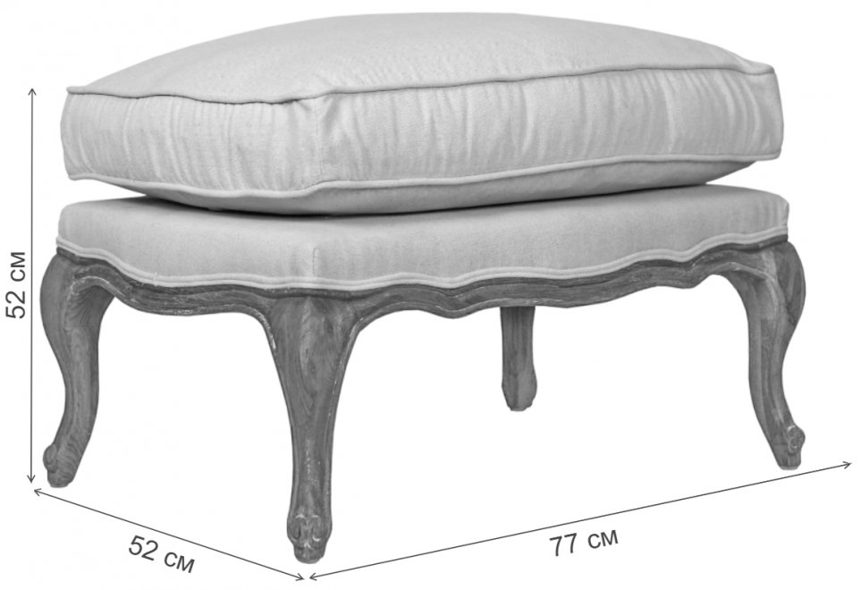 Банкетка Nitro Yellow Ottoman