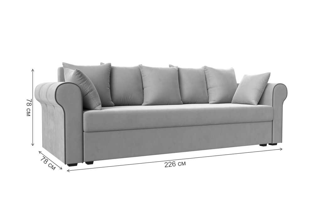 Диван Прайм-Сити зеленый велюр