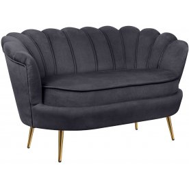 Дизайнерский двухместный диван Pearl Double Black