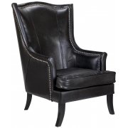 black leather