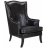 black leather