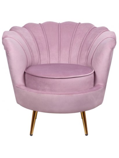 Кресло Pearl pink велюр