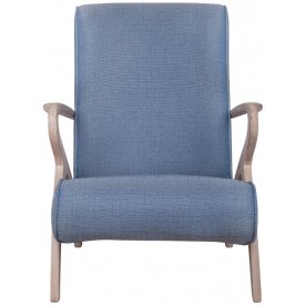 Низкое кресло Fobos blue