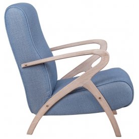 Низкое кресло Fobos blue