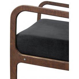 Низкое кресло Mody Black