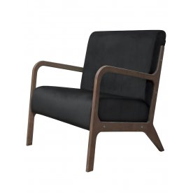 Низкое кресло Mody Black
