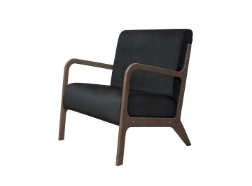 Низкое кресло Mody Black