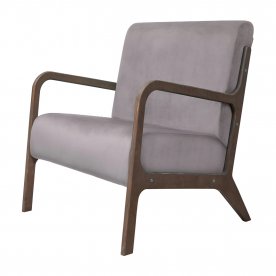 Низкое кресло Mody Grey