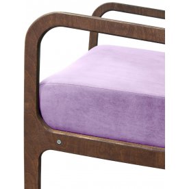 Низкое кресло Mody Purple