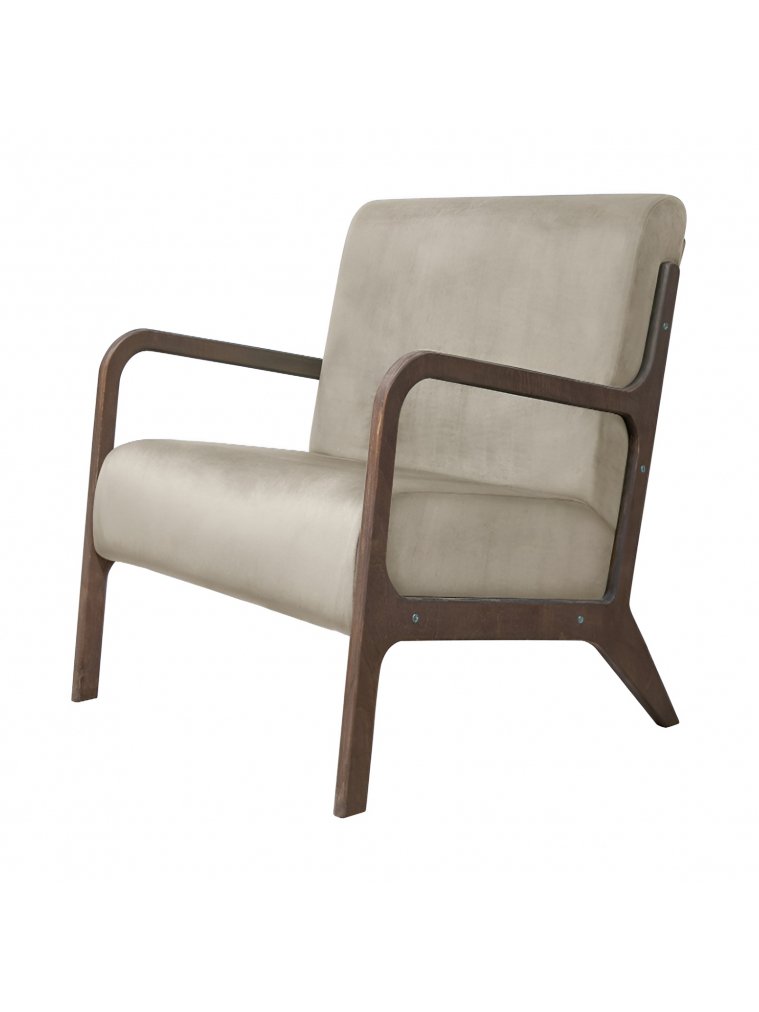 Низкое кресло Mody Taupe