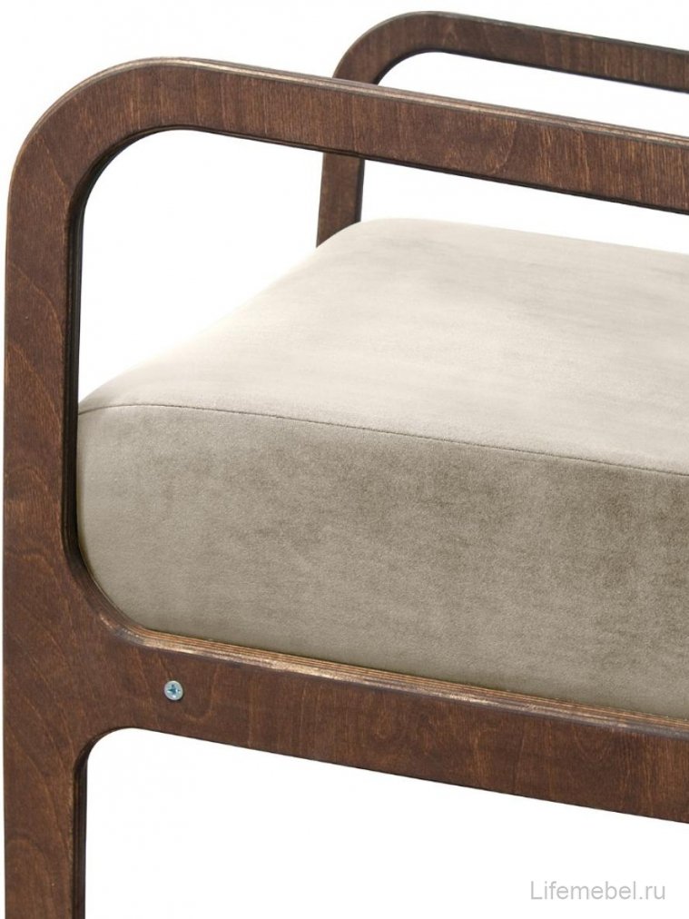 Низкое кресло Mody Taupe