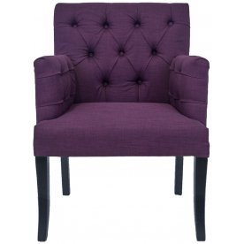 Низкое кресло Zander Purple