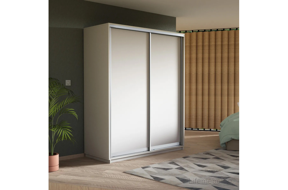 Шкаф-купе Экспресс 1200х2400х440 белый снег