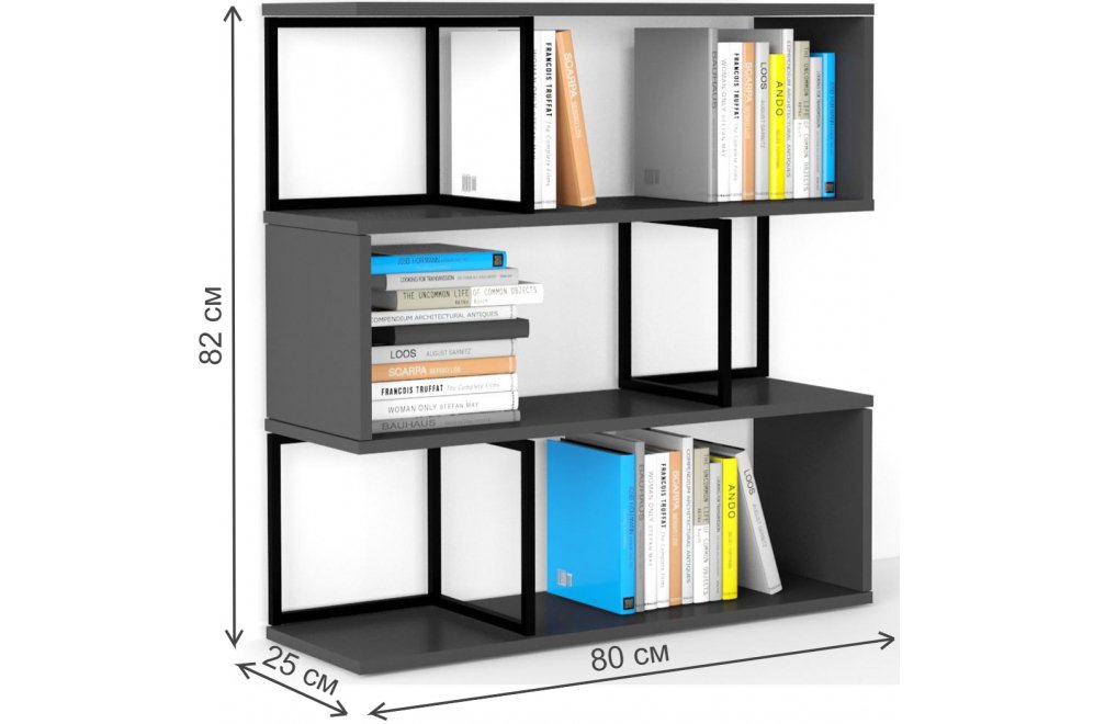 Стеллаж City ST 880 графит