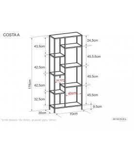 Стеллаж Costa A