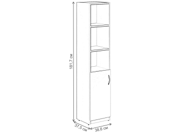 Стеллаж Simple SR-5U.5L