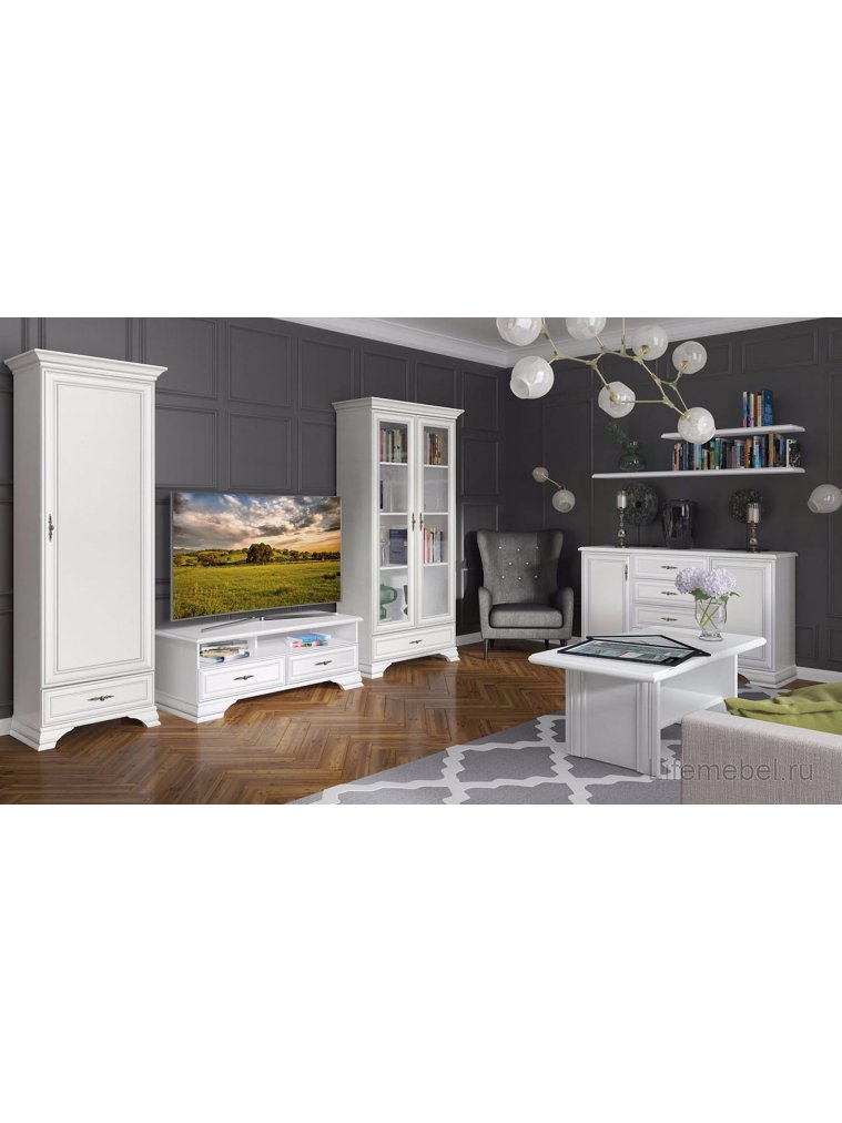Витрина KENTAKI S320-REG2W1S белый