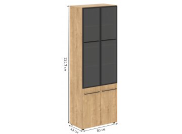 Витрина Skyland Loftis LHC 80.2