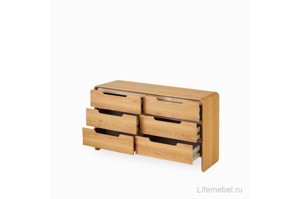Комод Миэль 140х40 дуб