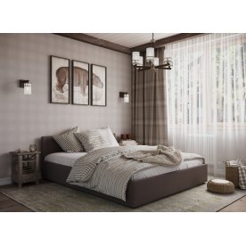 Двуспальная кровать Moon Family 1250