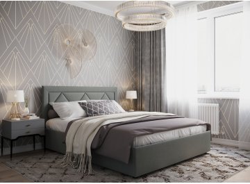 Полутораспальная кровать Moon Family 1255