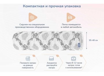 Матрас Твист Ролл Медиум стиф