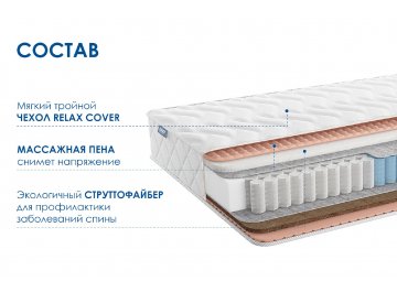 Матрас Relmas Solid 3Zone