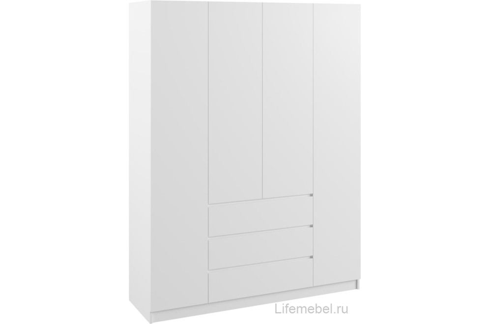 Спальный гарнитур Мадера белый комплектация 2