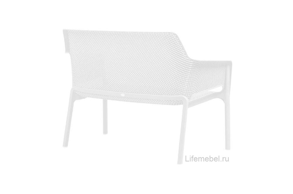 Пластиковый диван Net Bench белый