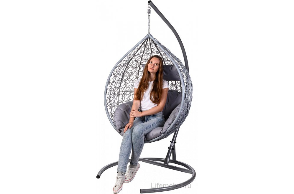Подвесное кресло Tropica gray