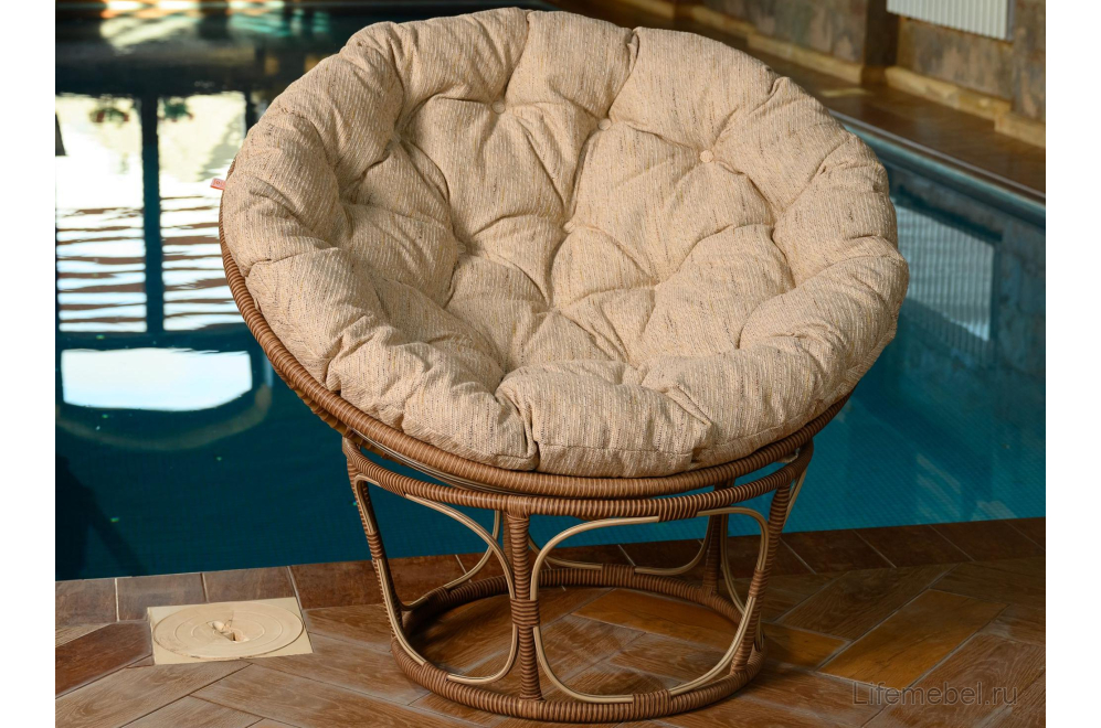 Кресло из ротанга Papasan бамбук