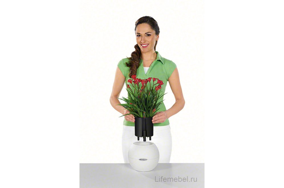 Кашпо Lechuza 13360 LECHUZA-PURO Color 20 белый