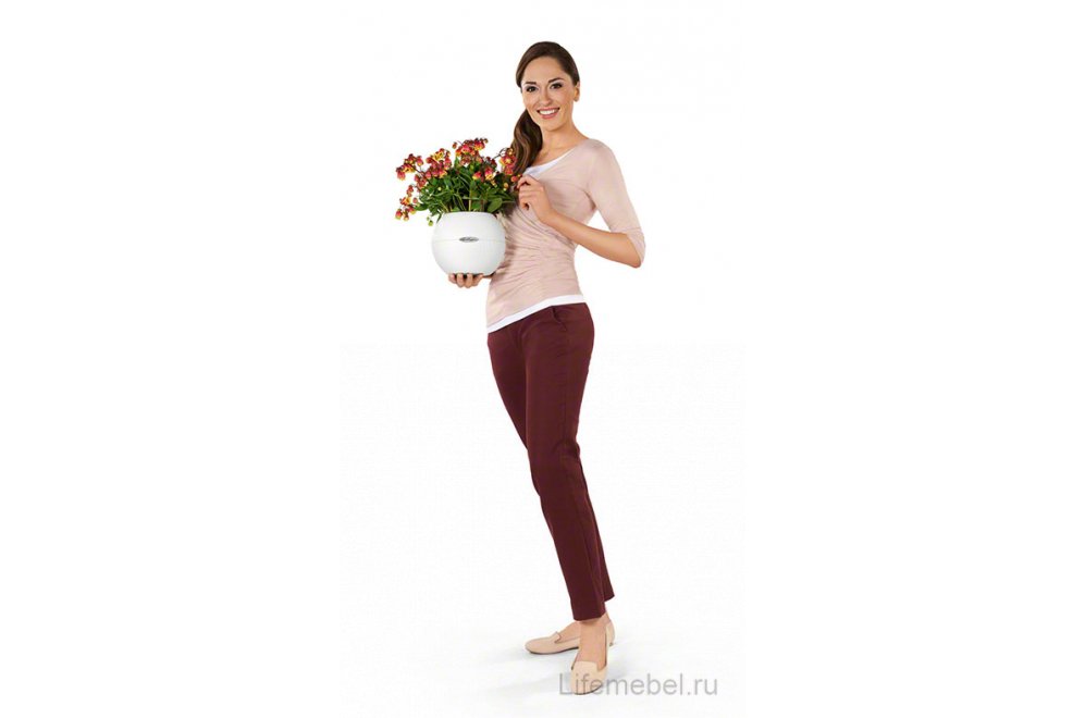 Кашпо Lechuza 13360 LECHUZA-PURO Color 20 белый