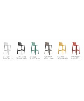 Стул полубарный Net Stool