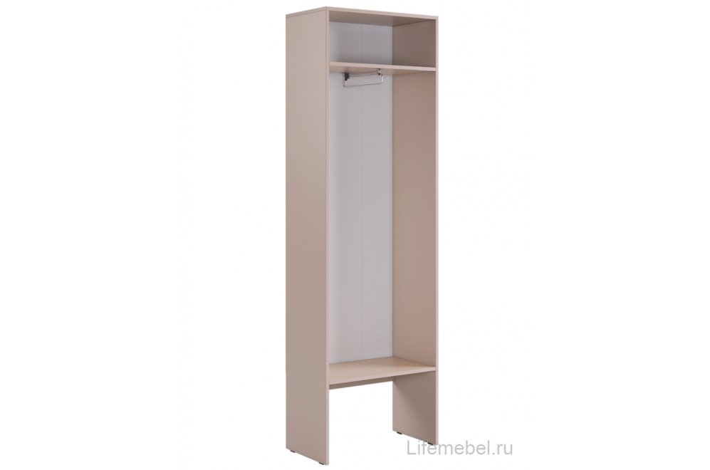 Шкаф Баско L600 К4 кашемир с полкой