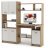 дуб сонома / белый