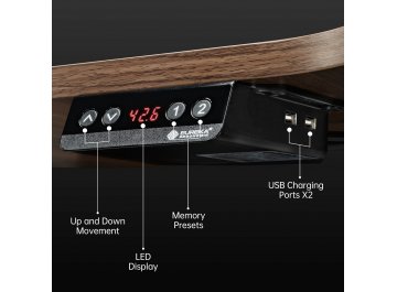 Компьютерный стол Eureka ERK-L60L-WN