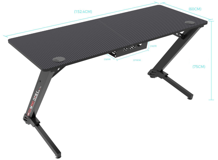 Компьютерный стол Eureka ERK-TN-Z60-BK