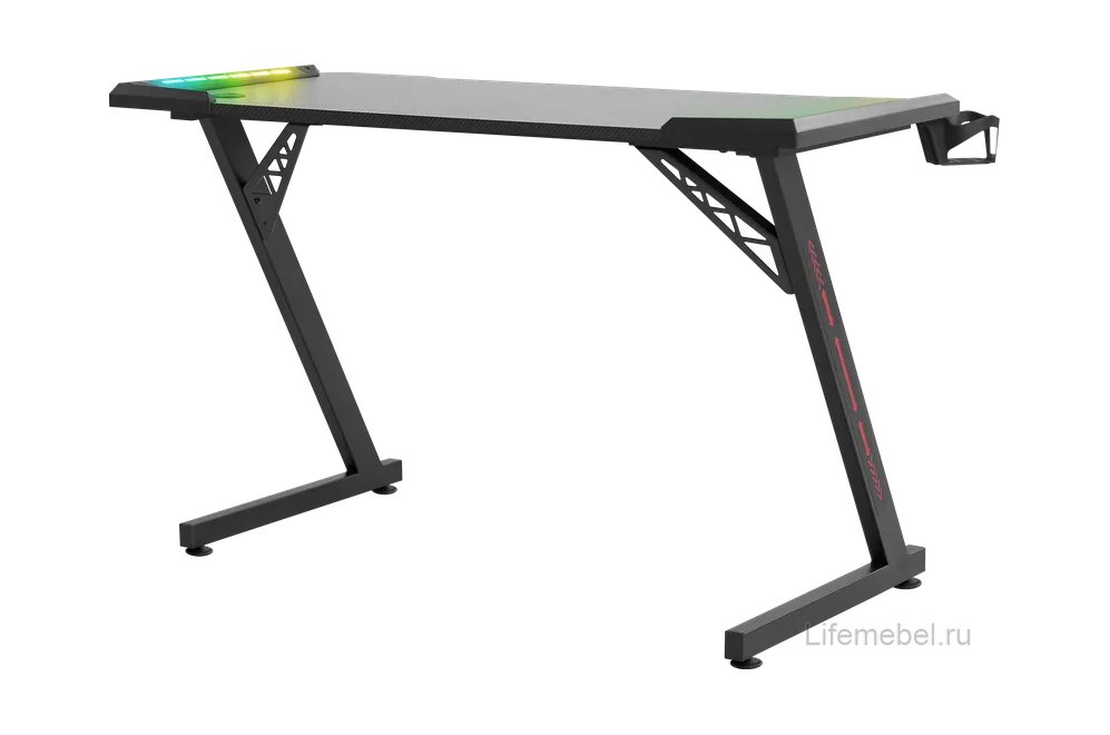 Компьютерный стол Idol (Идол) rgb черный