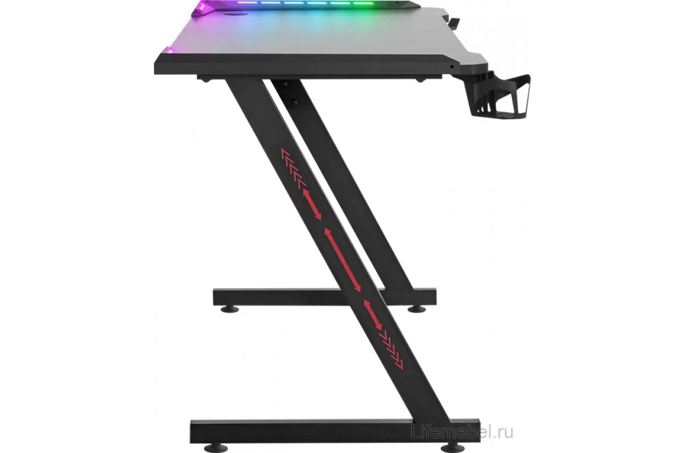 Компьютерный стол Idol (Идол) rgb черный