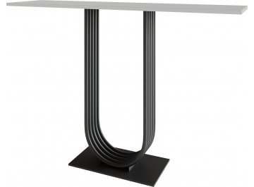 Консольный столик Arfeo 40x80x120 черный металл