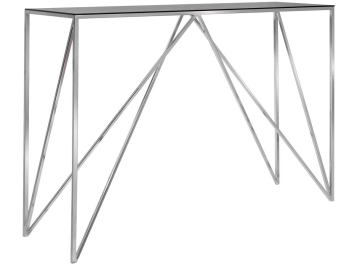 Консольный столик Akur Loft Cary 1200 золото / прозрачное стекло