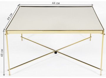 Сервировочный столик Square M Gold (К)