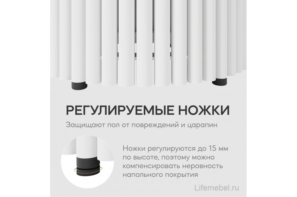 Журнальный столик Trubis Wood 60x40x60 черный / белый металл