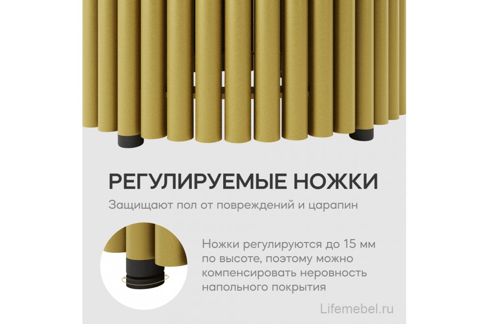 Журнальный столик Trubis Wood 60x60x60 черный / золотой металл