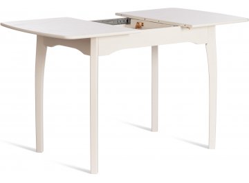 Деревянный стол Caterina/Катерина 100-130x70x75 айвори вайт