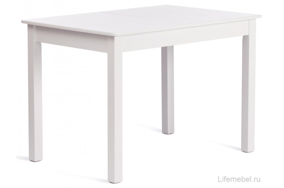 Деревянный стол Moss/Мосс раздвижной white белый