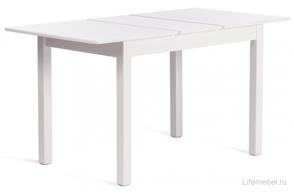 Деревянный стол Moss/Мосс раздвижной white белый