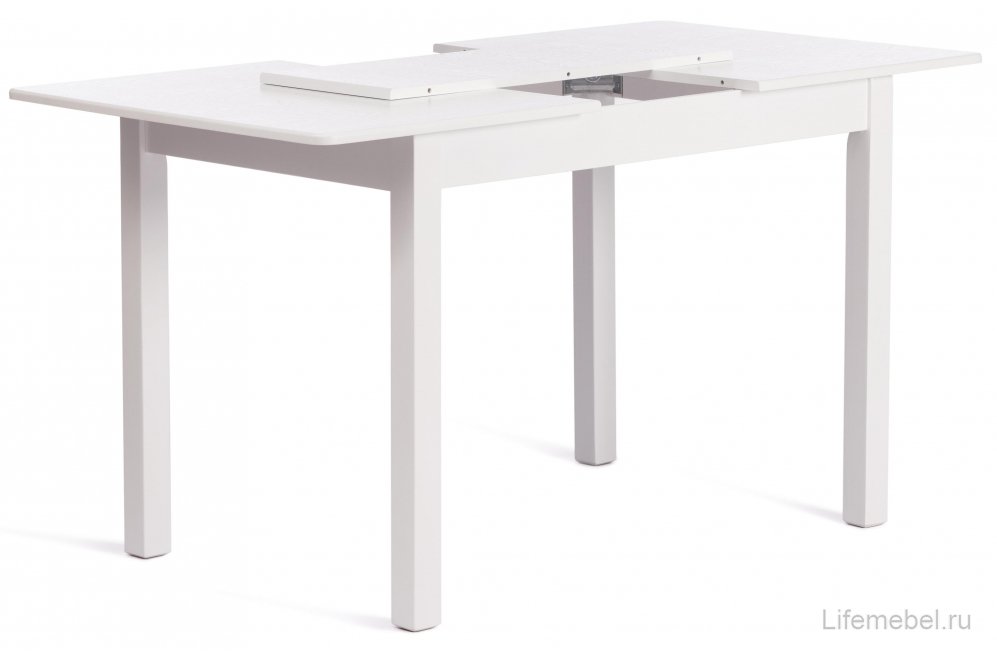 Деревянный стол Moss/Мосс раздвижной white белый